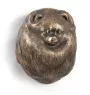 Poméranien, loulou de Poméranie, spitz nain - Statue de chien, buste suspendu, décoration unique pour les amoureux des chiens par la marque Art-Dog