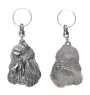 Poodle - Silver-plated pendant with a dog in a decorative box, handbag decoration, backpack pendant by Art-Dog brand