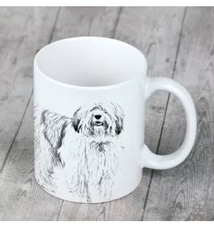 Polish Lowland Sheepdog, PON, Valee Sheepdog - cup with a dog, cup with a photo, personalized gift from the Art-Dog brand