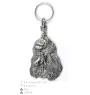 Caniche - Pendentif argenté avec un chien dans une boîte décorative, décoration de sac à main, pendentif de sac à dos par la marque Art-Dog