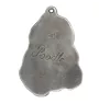 Poodle - Silver-plated key ring with a dog in a gift box, handbag decoration, backpack pendant by Art-Dog brand