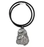 Pudel - Halskette mit Hund, versilberter Anhänger für Hundefans, einzigartiger Schmuck der Marke Art-Dog