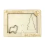 Poméranien, loulou de Poméranie, spitz nain - Cadre photo, cadre en bois gravé, un joli gadget pour l'amoureux des chiens par Art-Dog