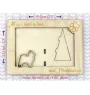 Pomeranian dog, Pom Dog, Dwarf Spitz - Photo frame, engraved wooden frame, a lovely gadget for the dog lover by Art-Dog