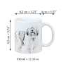 Polish Lowland Sheepdog, PON, Valee Sheepdog - cup with a dog, cup with a photo, personalized gift from the Art-Dog brand