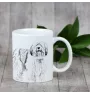 Polish Lowland Sheepdog, PON, Valee Sheepdog - cup with a dog, cup with a photo, personalized gift from the Art-Dog brand