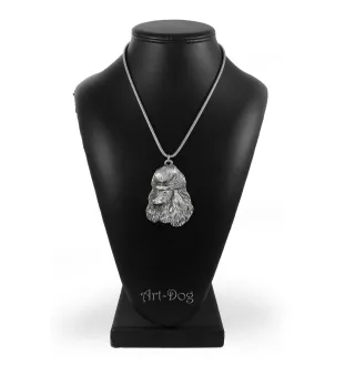 Poodle - Dog necklace, unique jewellery for the dog fan, unique adder pendant by Art-Dog brand