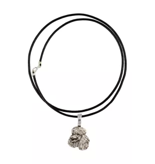 Poodle - Dog necklace, silver-plated pendant for the dog lover, subtle jewellery by Art-Dog