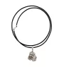 Caniche - Collier pour chien, pendentif plaqué argent pour l'amoureux des chiens, bijoux subtils par Art-Dog