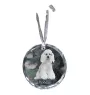 Pudel medal kryształowy z psem Art-Dog