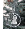 Poodle - crystal bauble with a photo, dog photo in crystal, personalized Christmas tree ornament by Art-Dog brand