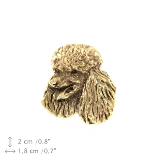 Pudel pin pozłocony Art-Dog