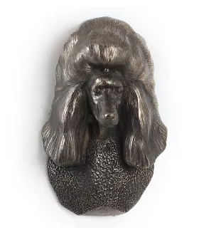 Caniche - Statue de chien, buste suspendu, décoration unique pour les amoureux des chiens par la marque Art-Dog