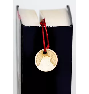 Pomeranian, Pommer, Pommerlo, Zwergspitz - Lesezeichen mit Hund, personalisiertes Lesezeichen, Geschenk für Bücherwurm von der Marke Art-Dog