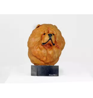 Poméranien, loulou de Poméranie, spitz nain - figurine peinte, statue, sculpture, réalisée par l'artiste, marque Art-Dog
