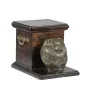 Poméranien, loulou de Poméranie, spitz nain - urne pour les cendres d'un chien avec une statuette, une urne élégante pour chien, une urne exceptionnelle avec un buste de chien de la marque Art-Dog