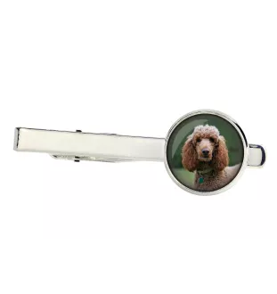 Poodle - tie clip, ornament, jewelry for an evening outfit by Art-Dog