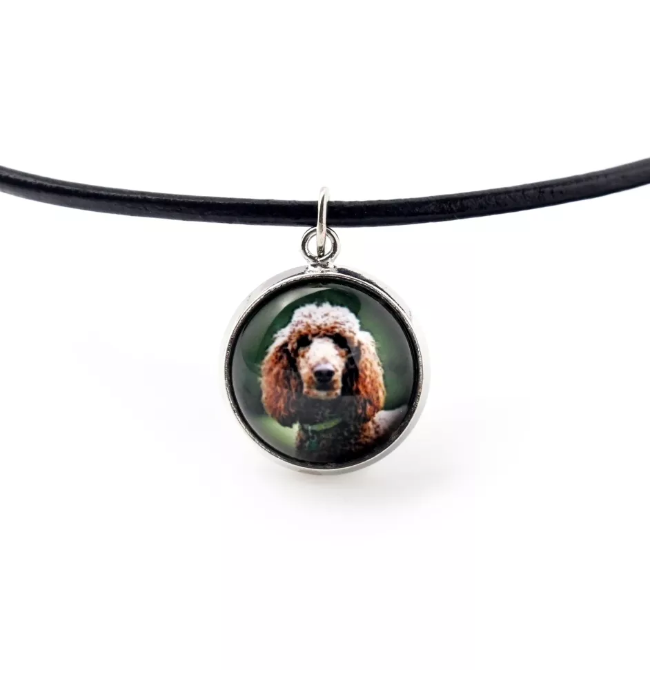 Pudel - Halskette mit Anhänger mit Ihrem Foto, handgefertigt, handgefertigter Schmuck der Marke Art-Dog