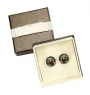 Poodle - cufflinks in a box, handmade jewelry, product of the Art-Dog brand
