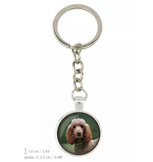 Poodle - keychain in a box, own photo, keychain pendant from Art-Dog brand