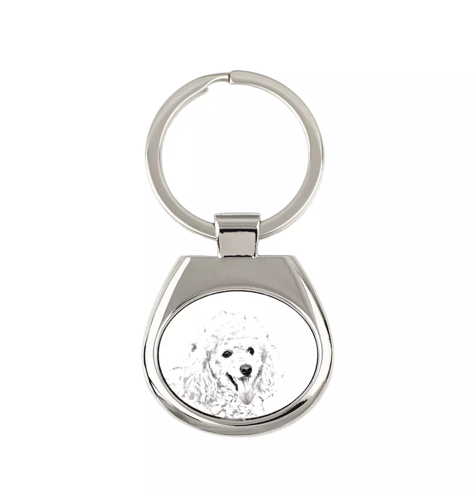 Pudel - Schlüsselanhänger mit Hund, Anhänger mit Aufdruck, personalisierter Anhänger der Marke Art-Dog