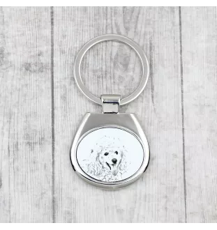 Caniche - porte-clés avec chien, porte-clés imprimé, breloque personnalisée de la marque Art-Dog