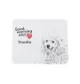 Poodle - mouse pad with print, personalized dog-themed mouse pad, unique gadget for an office worker by Art-Dog brand
