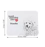 Poodle - mouse pad with print, personalized dog-themed mouse pad, unique gadget for an office worker by Art-Dog brand