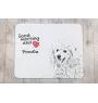 Poodle - mouse pad with print, personalized dog-themed mouse pad, unique gadget for an office worker by Art-Dog brand