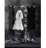 Pudel - Kristall mit einem Hundebild, Glasstatuette mit einem Bild, einzigartiger Bilderrahmen der Marke Art-Dog
