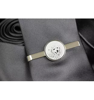 Pudel - Krawattenklammer mit Hund, personalisierter Krawattenclip, einzigartiges Geschenk für Männer von der Marke Art-Dog