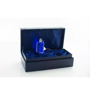 Pudel - Schlüsselanhänger aus Kristall mit Hundefoto, beleuchteter Schlüsselanhänger, einzigartiges Geschenk der Marke Art-Dog