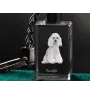 Pudel brelok kryształowy z psem Art-Dog