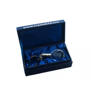 Pudel - Anhänger mit einem Foto eines Hundes, Schlüsselanhänger aus Kristall in einer Geschenkbox, ein einzigartiges Geschenk von Art-Dog