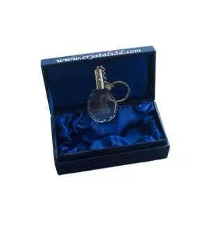 Pudel - Anhänger mit einem Foto eines Hundes, Schlüsselanhänger aus Kristall in einer Geschenkbox, ein einzigartiges Geschenk von Art-Dog