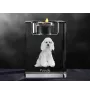 Pudel - Kerzenhalter mit Hundefoto, Teelichthalter aus Kristall, personalisiertes Geschenk der Marke Art-Dog