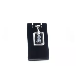 Caniche - Pendentif chien en cristal, collier photo, bijoux uniques par Art-Dog