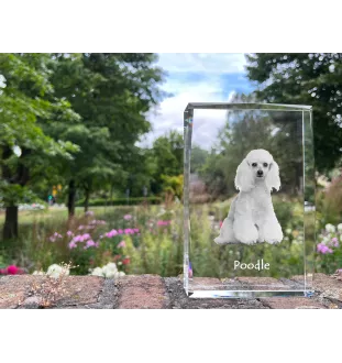 Pudel kryształ z psem Art-Dog