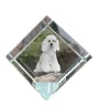 Pudel kostka kryształowa z psem Art-Dog