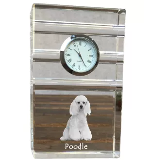 Pudel zegar trój-paskowy z psem Art-Dog