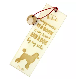 Pudel - Lesezeichen mit Hund, personalisiertes Lesezeichen, Hundeaccessoire für Leser der Marke Art-Dog