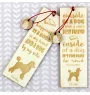 Pudel - Lesezeichen mit Hund, personalisiertes Lesezeichen, Hundeaccessoire für Leser der Marke Art-Dog