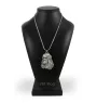 Pudel - Halskette mit Hund, Hundeanhänger an einer silbernen Kette, einzigartiger Schmuck der Marke Art-Dog