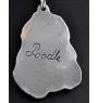Poodle - necklace with a dog, dog pendant on a silver chain, unique jewelry from the Art-Dog brand