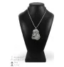Poodle - necklace with a dog, dog pendant on a silver chain, unique jewelry from the Art-Dog brand