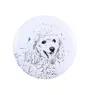 Caniche - aimant avec un œil de chien, exceptionnellement léger, aimant puissant, produit fabriqué à la main par la marque Art-Dog