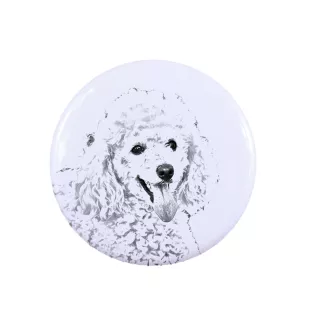 Caniche - badge avec votre chien, ajoutez votre propre photo, marque Art-Dog