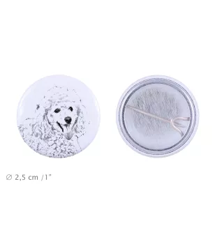 Caniche - badge avec votre chien, ajoutez votre propre photo, marque Art-Dog