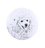 Caniche - badge avec votre chien, ajoutez votre propre photo, marque Art-Dog
