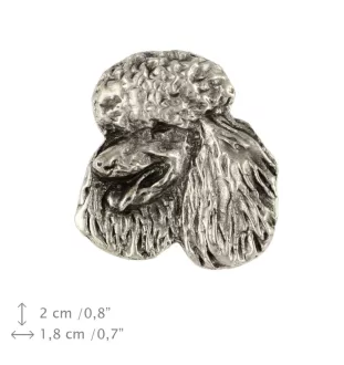 Pudel kolczyki posrebrzane z psem Art-Dog
